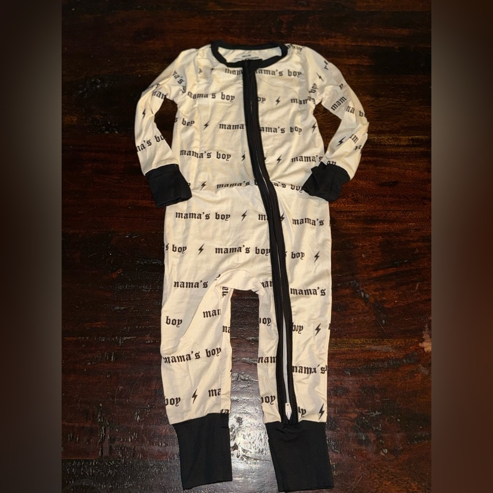 New Mama’s Boy Bamboo Pajamas Size 6-9 Mo